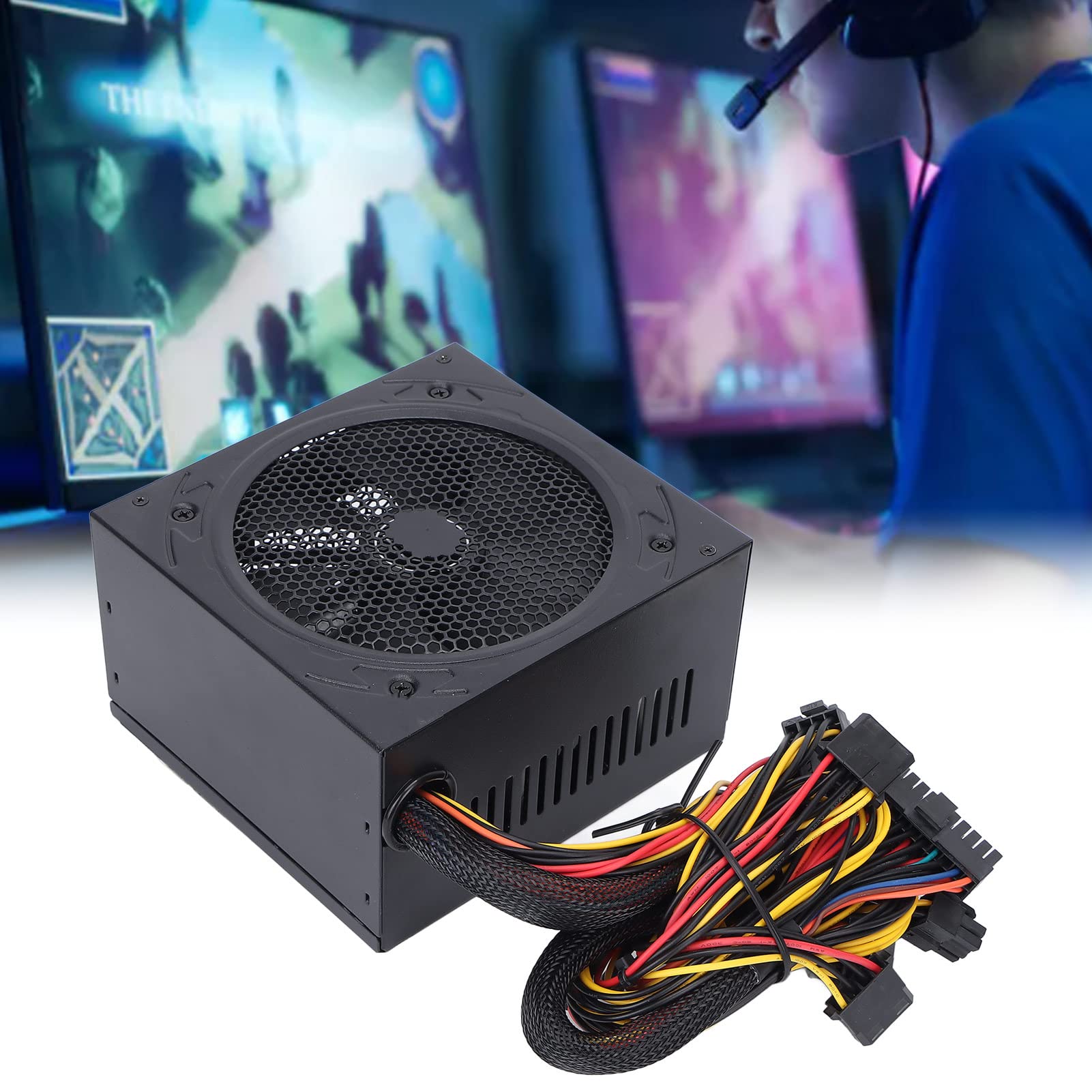 Wakects 600W Zasilacz ATX, Active PFC 230V