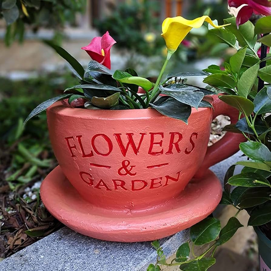 コーヒーカップ型木製装飾品 コーヒーカップ型木製装飾品