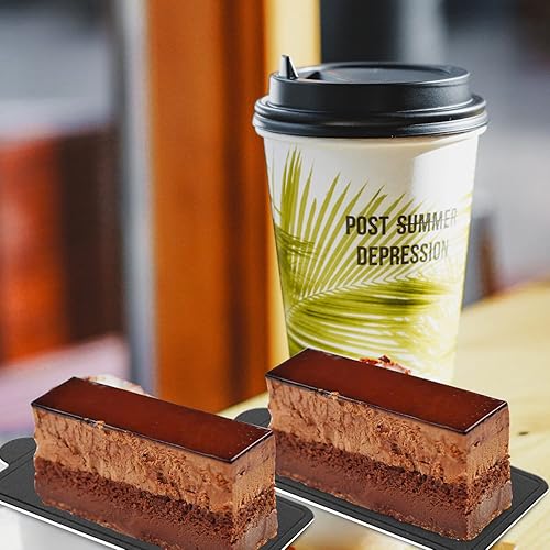 Miniatura 9 de 200 mini tablas para tartas, tableros de mousse negro, mini bases para pasteles, placas de papel para pasteles, bandejas de exhibición de postres de