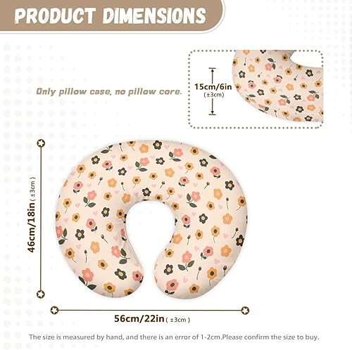 Miniatura 54 de Funda de lactancia suave y adorable para almohadas de lactancia materna con transpirable, se adapta al recién nacido, funda de almohada