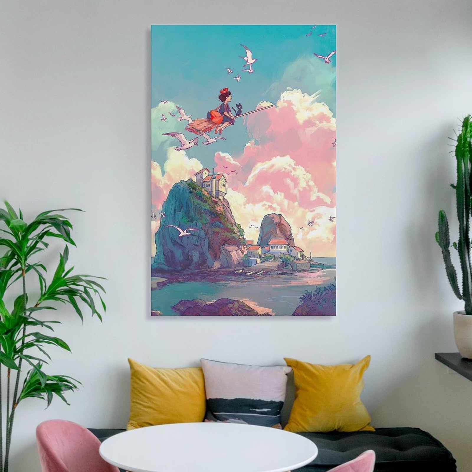 Amazon.co.jp: ハウルの動く城 スタジオジブリ 絵画ポスター 部屋飾り