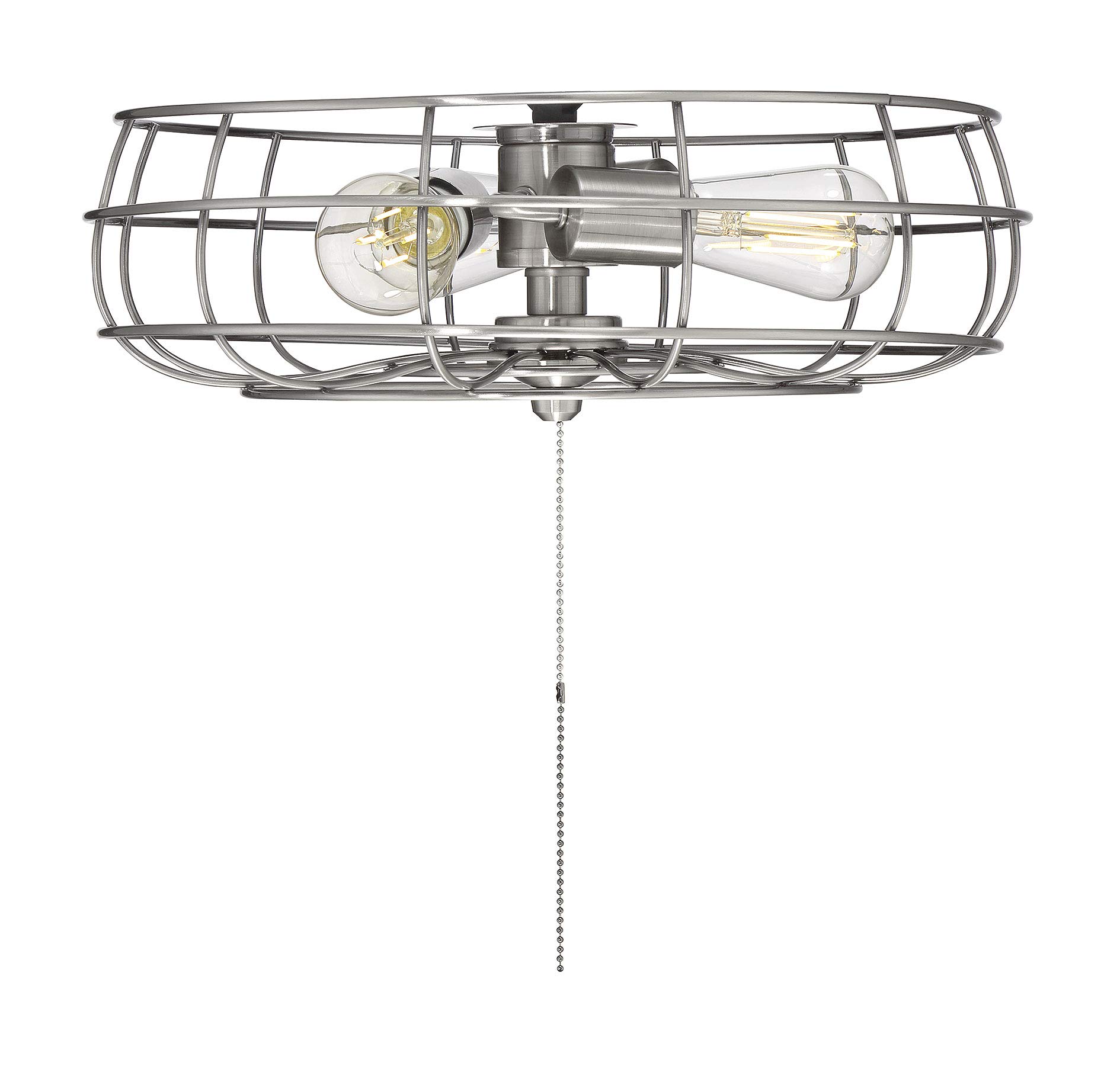 Savoy House FLG-104-187 19.5W 3 LED Fan Light Kit-Industrial Style with Farmhouse and Craftsman Inspirations-5 inches tall by 15.75 inches wide, Finish Color: Brushed Pewter