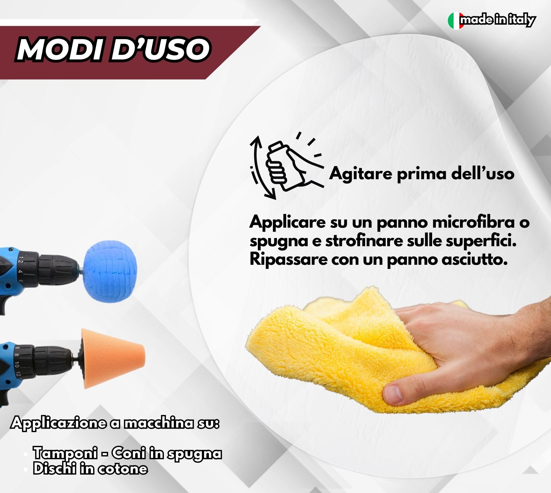 Lux Metal - Metal Polish Lucidante Ultra Hard Z 250 gr Pasta abrasiva pre-lucidatura metalli acciaio inox alluminio ottone bronzo rame rimuovi graffi abrasioni molto profonde ossido auto carrozzeria