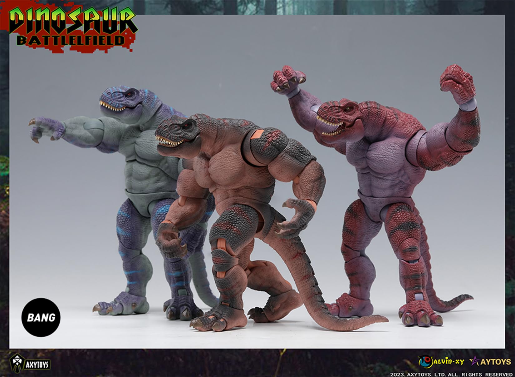 Amazon | BACALYSO | AXYTOYS 肉食族部族 キング ティラノサウルス 血