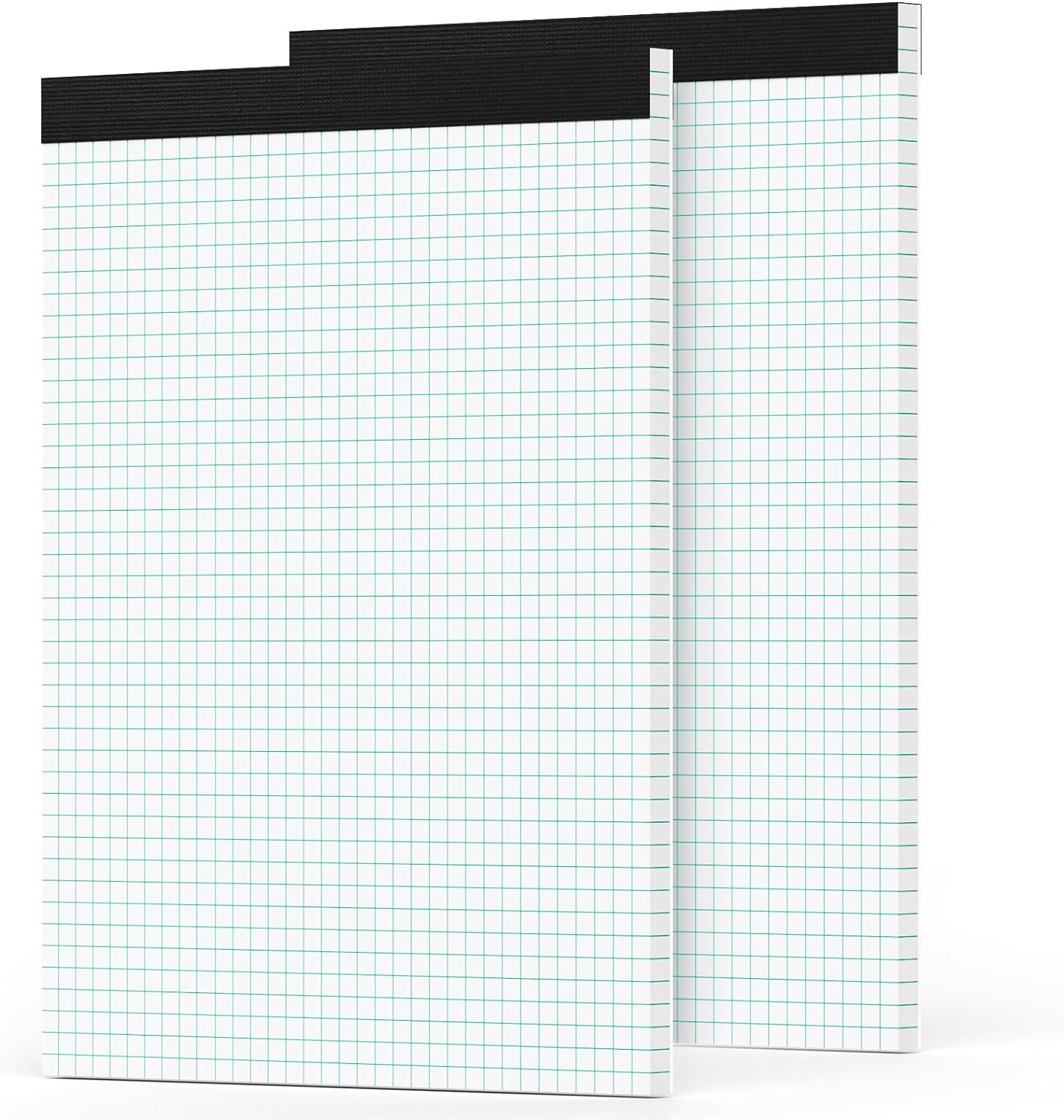 Graph Paper Pad 8.5 x 11, 2 Pack, 4x4 Graph Ruled, Grid Paper Pad 8-1/2" x 11", Blueprint Quadrille Pad, Easy Tears Off, Grid Pad Notebook 8.5 x 11, White 70 GSM Graft Paper, 30 Sheets/Pad 8.5 x 11.75 Inch White-Squared-2 Pack(30 Sheets)