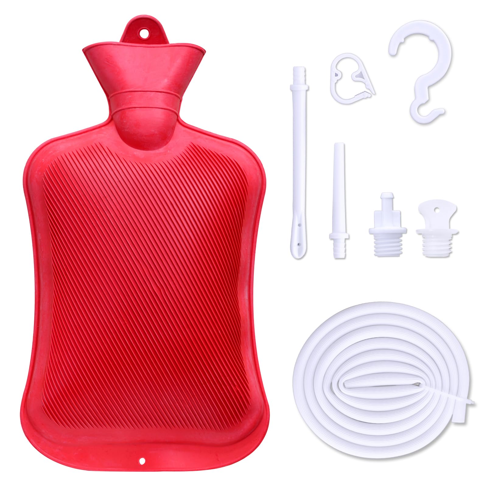 EAU DOUCHE 4℃ Amazon.com: Rubber Enema Bag Kit for Colon Cleanse for Women Anal