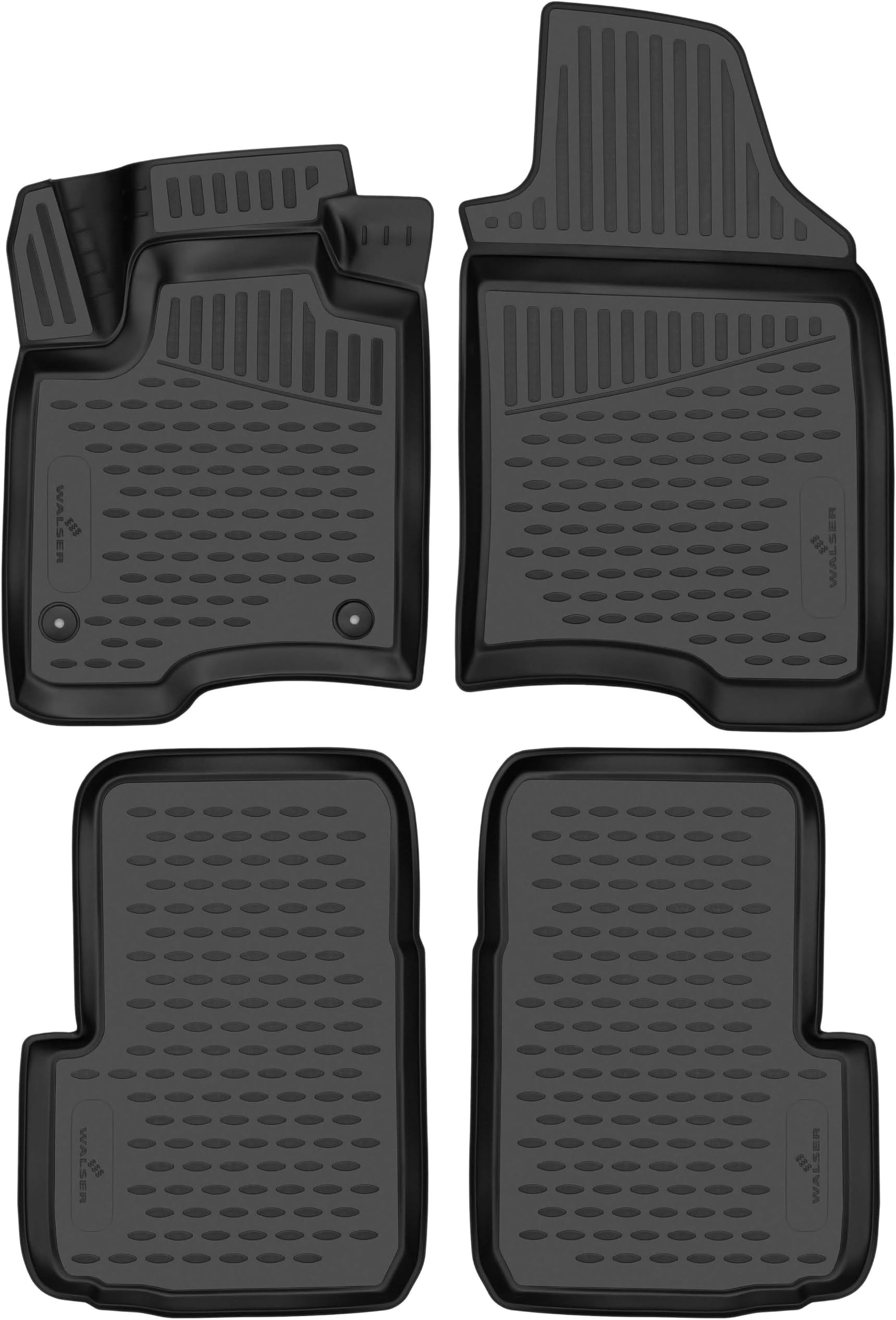 Rubberen Voetmatten XTR geschikt voor Ford Focus II (Focus 2) 2004-2013