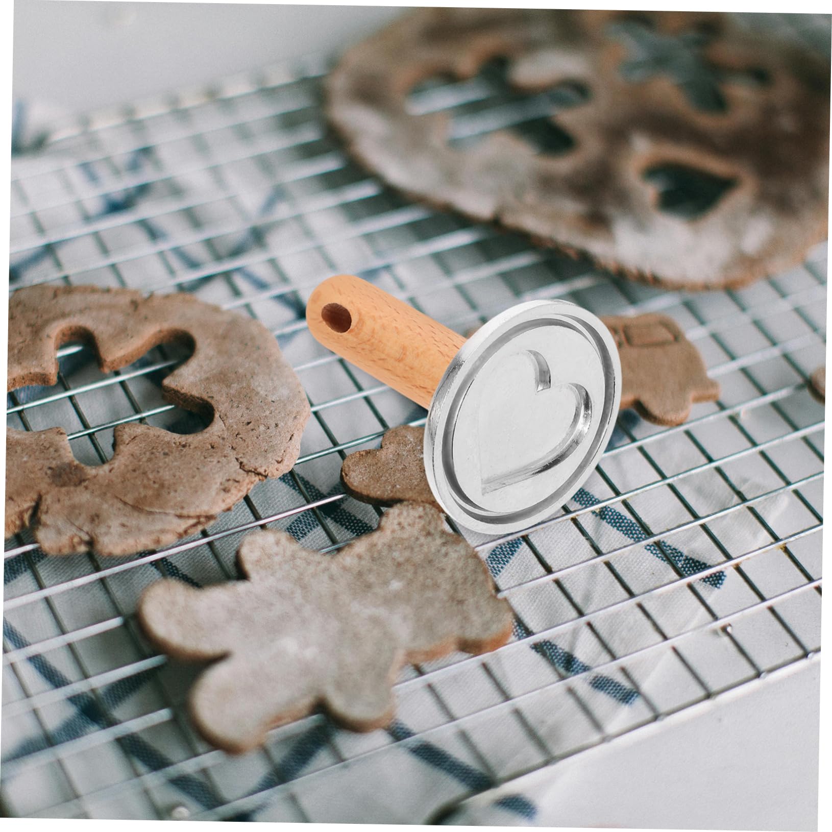Ciieeo 4 Juegos Molde De Galletas Molde Para Hornear Galletas Molde Para Galletas De Madera Marcos Biscotes Moldes Para Galletas Para Hornear Galletas Molde Dulce Silver 2 Piezas * 4