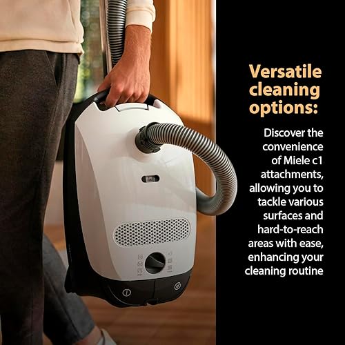 Miniatura 8 de Manguera de aspiradora de repuesto compatible con Miele Classic C1, S2120, S2130, S2180, C1 Pure Suction & Turbo  Compatible con aspirador de bote