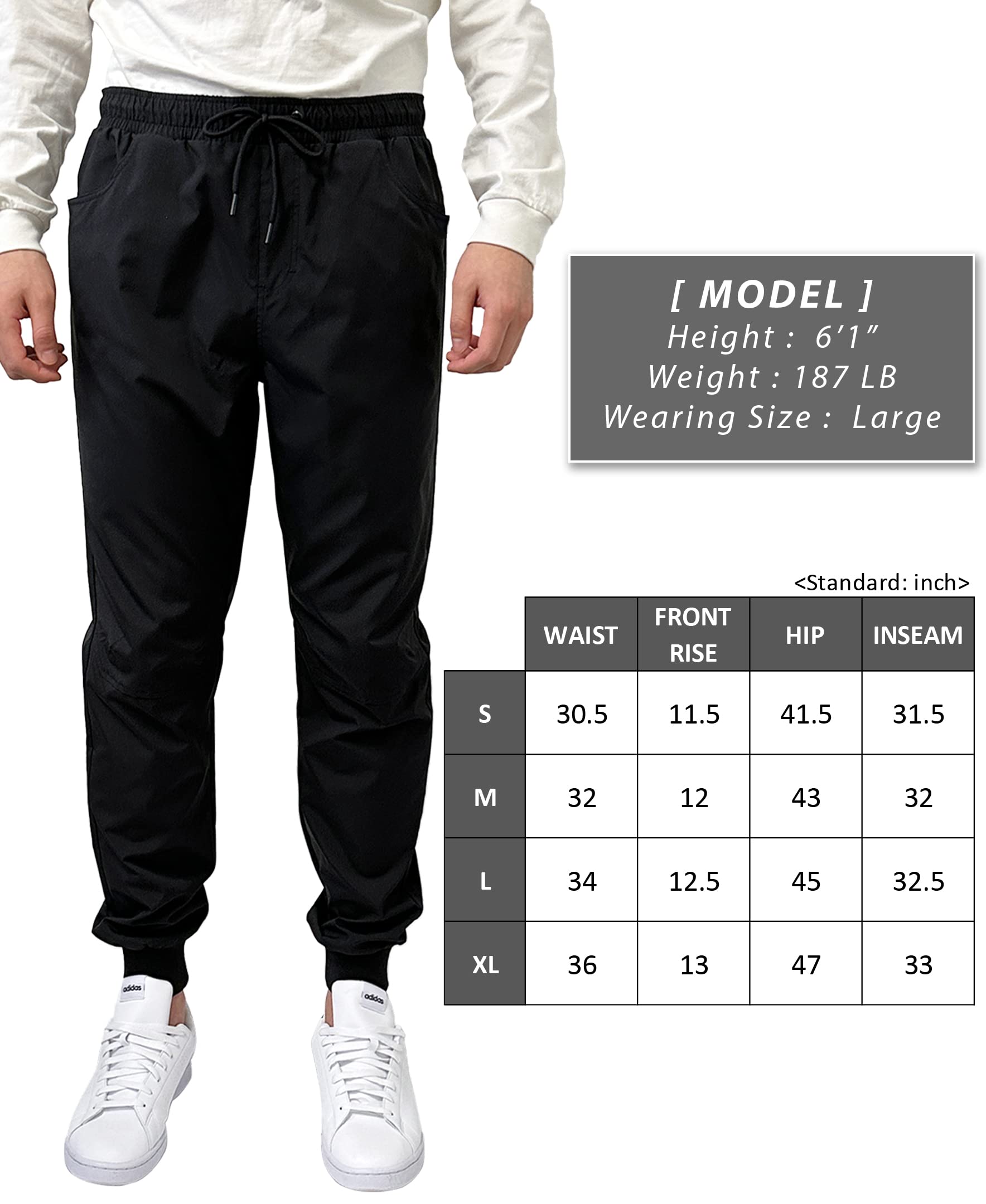 Southpole Basic Tech Woven Pants - Nieformalne spodnie Mężczyźni