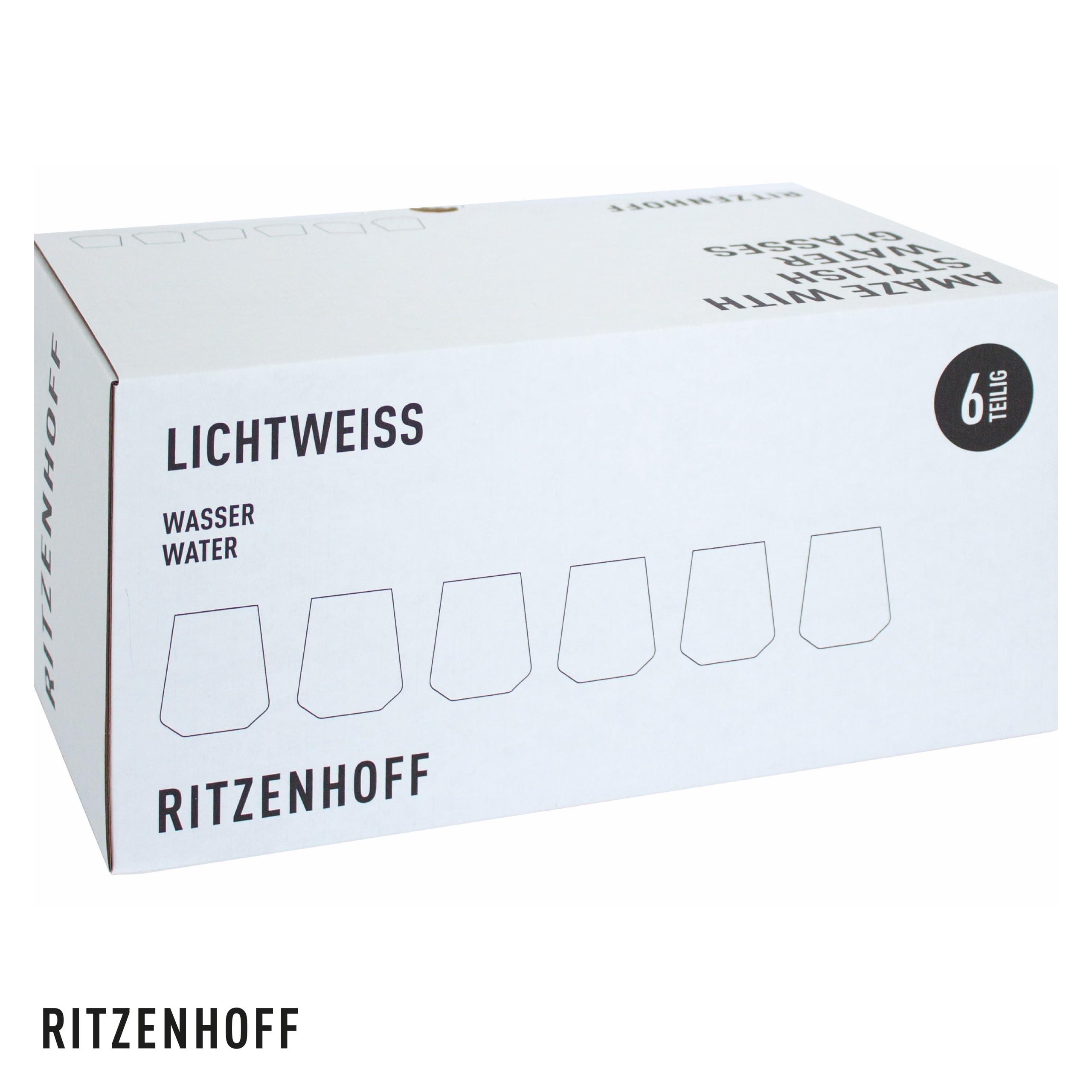 Bicchiere Vetro Ritzenhoff Deep Spirits 400 Ml - Made In Germany