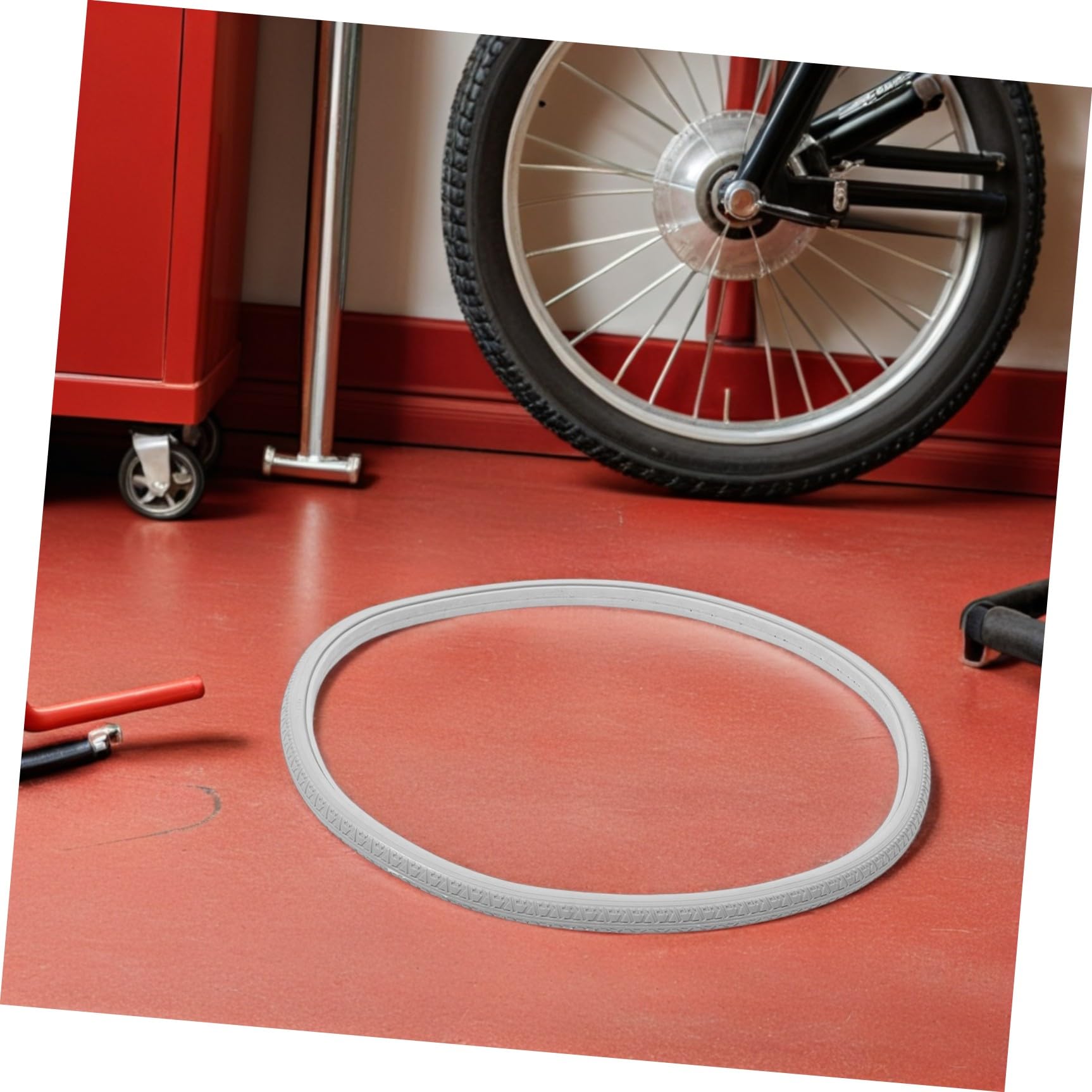 Neumáticos para silla de ruedas de PU, repuesto sólido para ruedas delanteras y traseras, 2 piezas, accesorios de reemplazo, uso en exteriores y entornos silenciosos