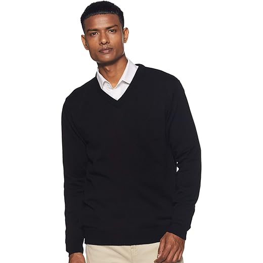 Symbol Mens Acrylic Casual Sweater