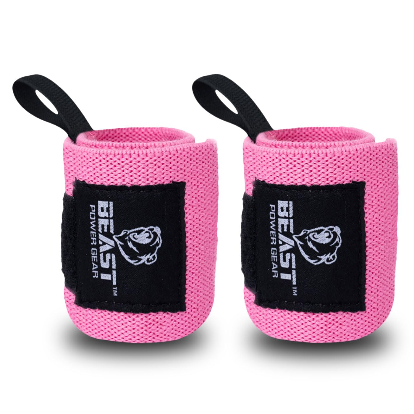 Improved Lifting Support & Stability - Gym Wrist Wraps for Weightlifting 14" Premium Quality Hand Wraps with Thumb Loop - Weight Lifting Wrist Wraps for Pain & Support