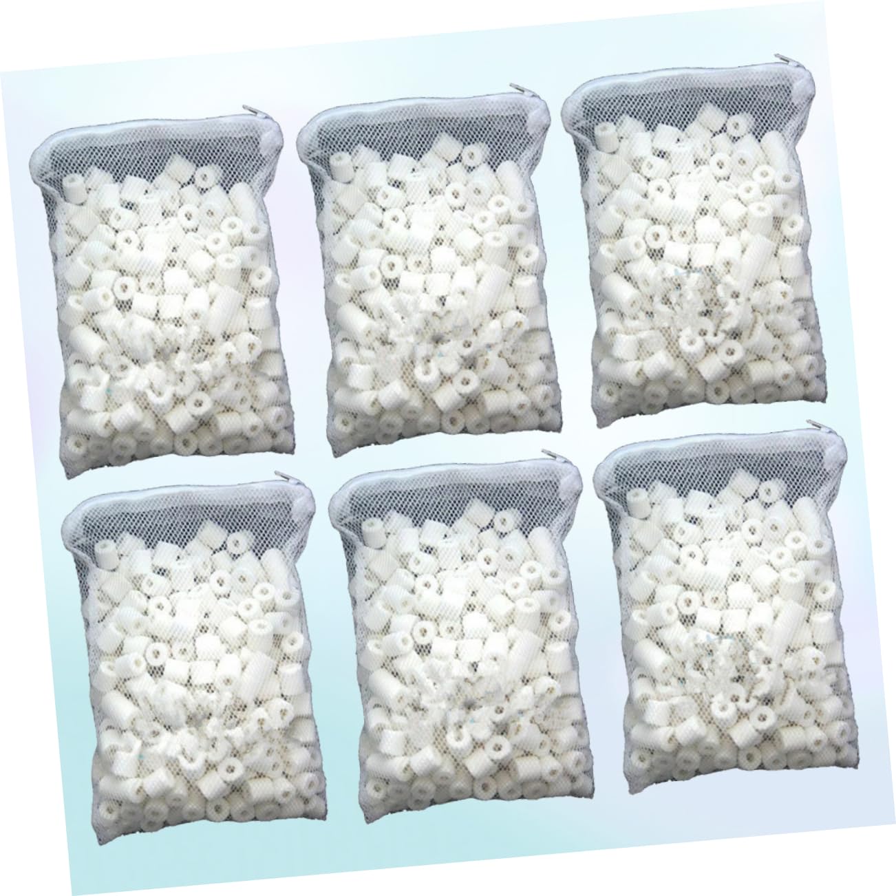 Yardwe 6 Paquetes Bola Bio carbón Activado Filtro Acuario Bola Bio Medios filtrantes para peceras Natural Elements Anillo cerámica Bio porosa Poroso Bola biológica Equipo