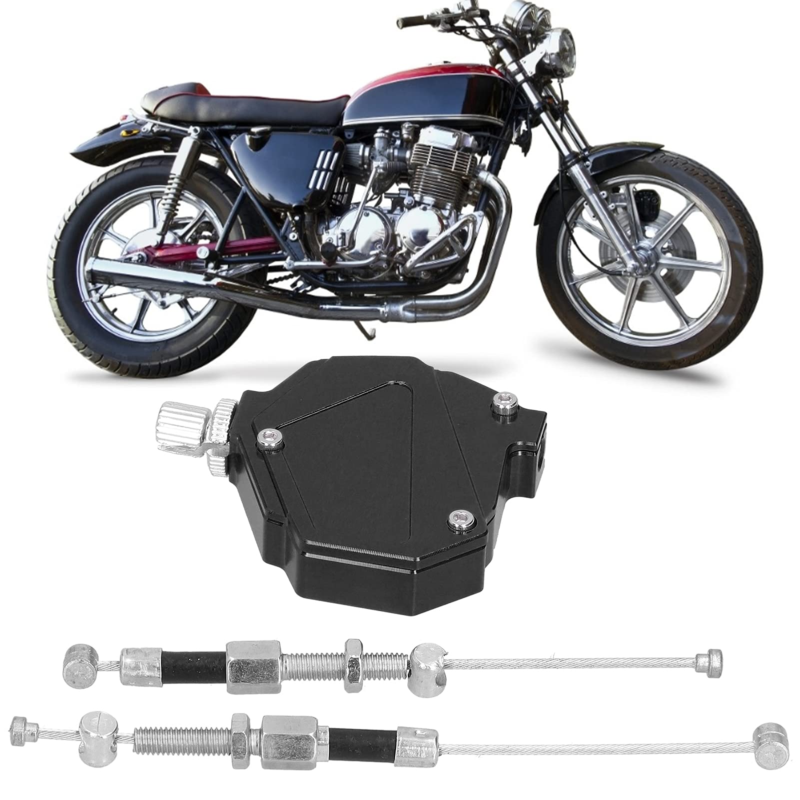 Palanca de Cable de Tracción de Embrague, Sistema de Cable Fácil de Tirar para Motocicleta, Accesorio Universal de Aluminio CNC, Booster de Embrague para Dirt Bike, Motocicleta