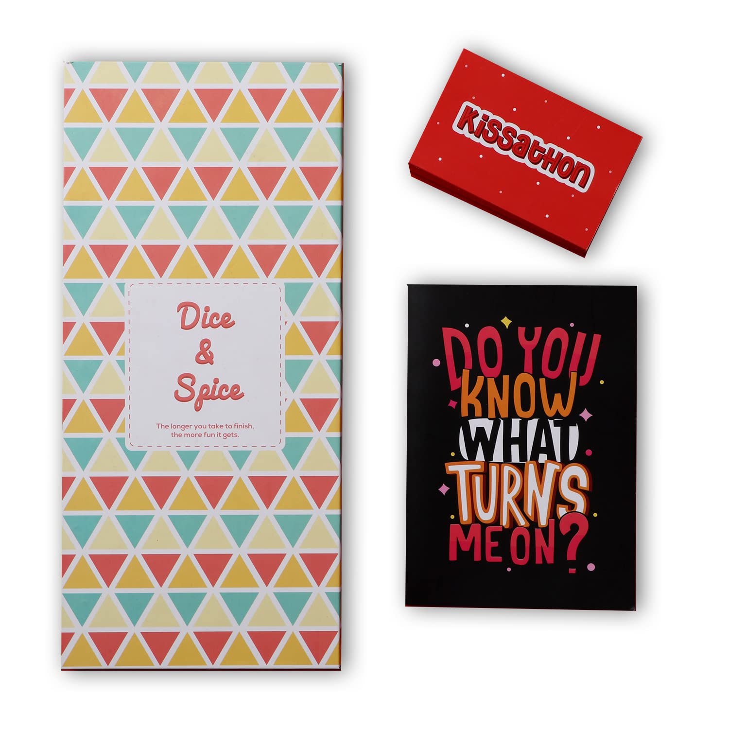 Oye Happy - Naughty Gifts Combo - Dice & Spice, Kissathon, Naughty Mirror Card For Couples/Wife/Husband/Girlfriend/Boyfriend, Pack Of 1, Adult, All Occasion (B0B2VSB7DC) Amazon Price History, Amazon Price Tracker