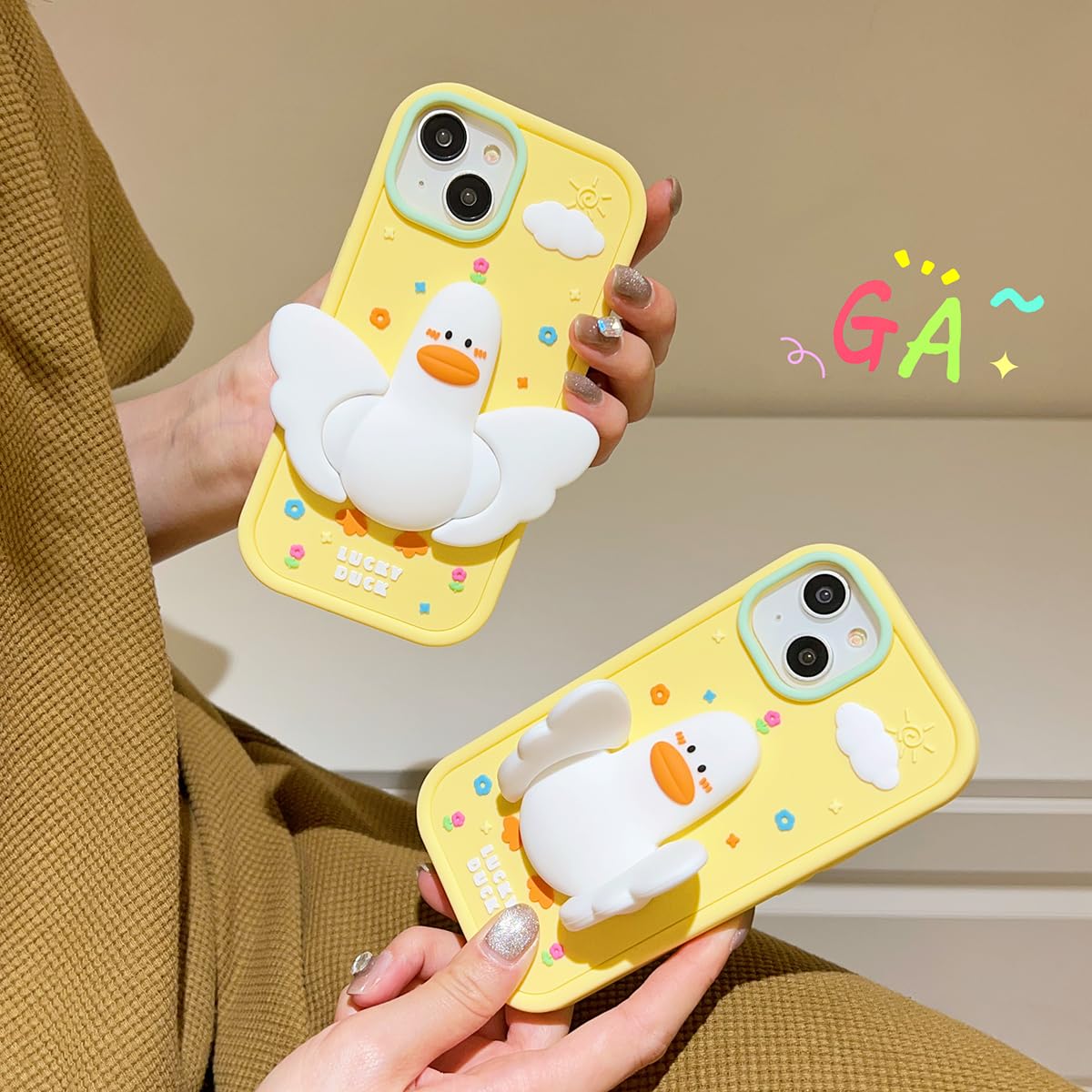 Amazon.com: QoKcoahn Case for iPhone 12/12 Pro,3D Kawaii