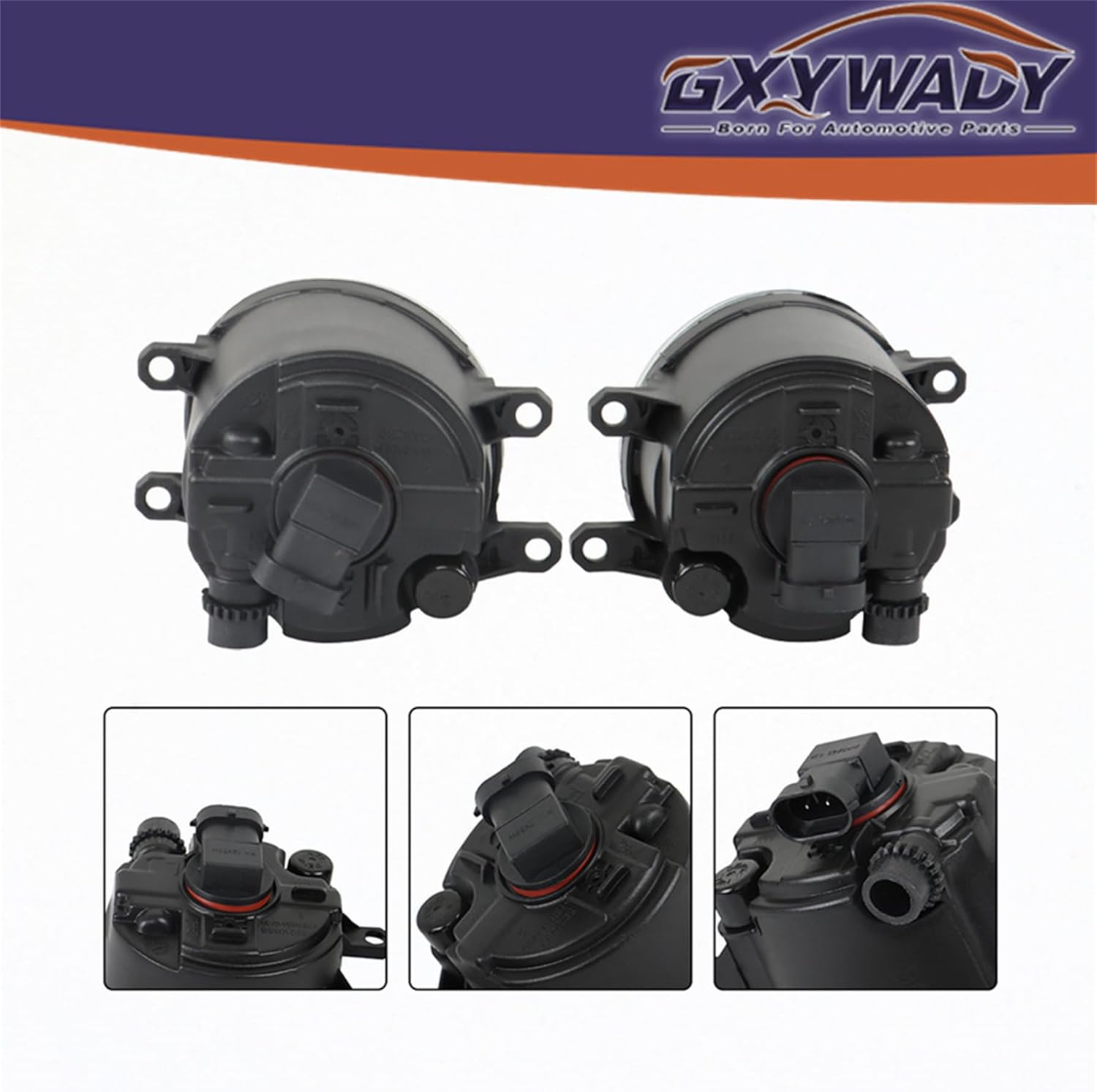 GXYWADY A pair Fog Lights Replacement for Corolla 2009 2010 Fog Light Assembly halogen