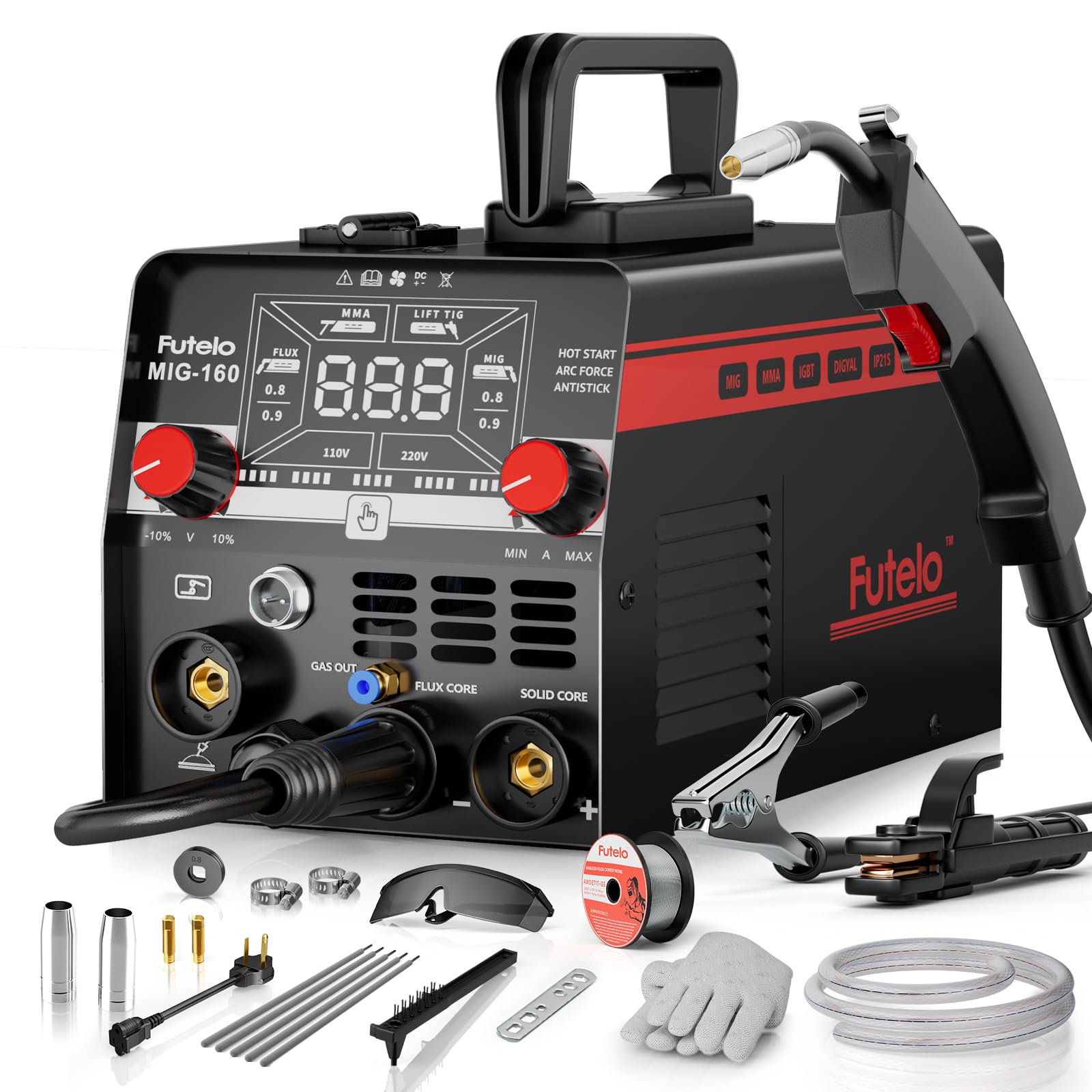 Futelo 145A MIG Welder - 3-in-1 Welding Machine -9 Futelo 145A MIG Welder - 3-in-1 Welding Machine -9