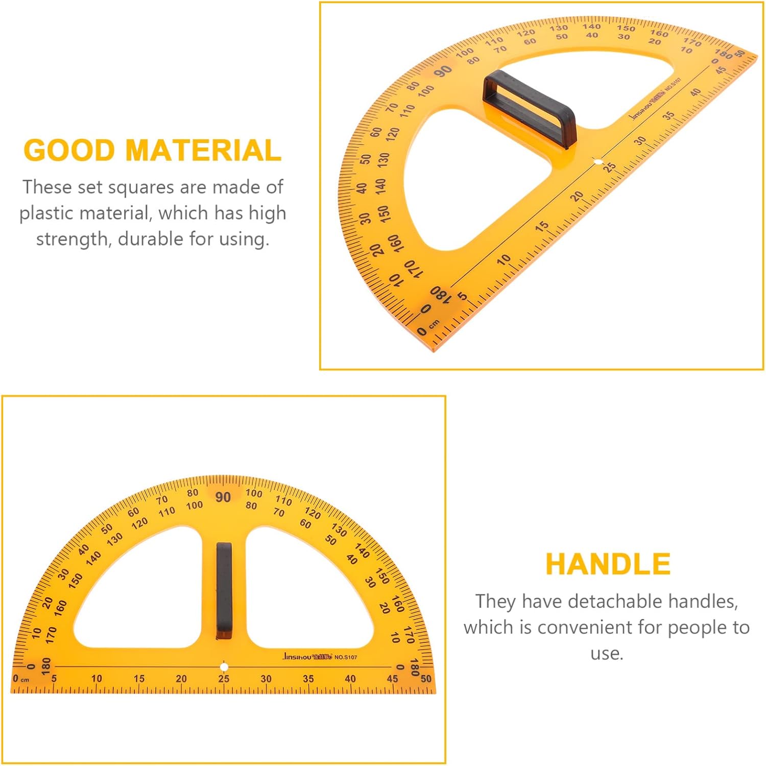 STOBOK Teacher Protractor for Whiteboard Protractor Math