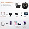 Micrófono de solapa inalámbrico COMICA BoomX-D2 para cámara iPhone y Android | Alcance estable de 656 pies, cancelación de ruido, sistema de doble micrófono de solapa con 2 transmisores, ideal para vlogs, YouTube, creadores de contenido 2.4GHZ inalámbrico 5