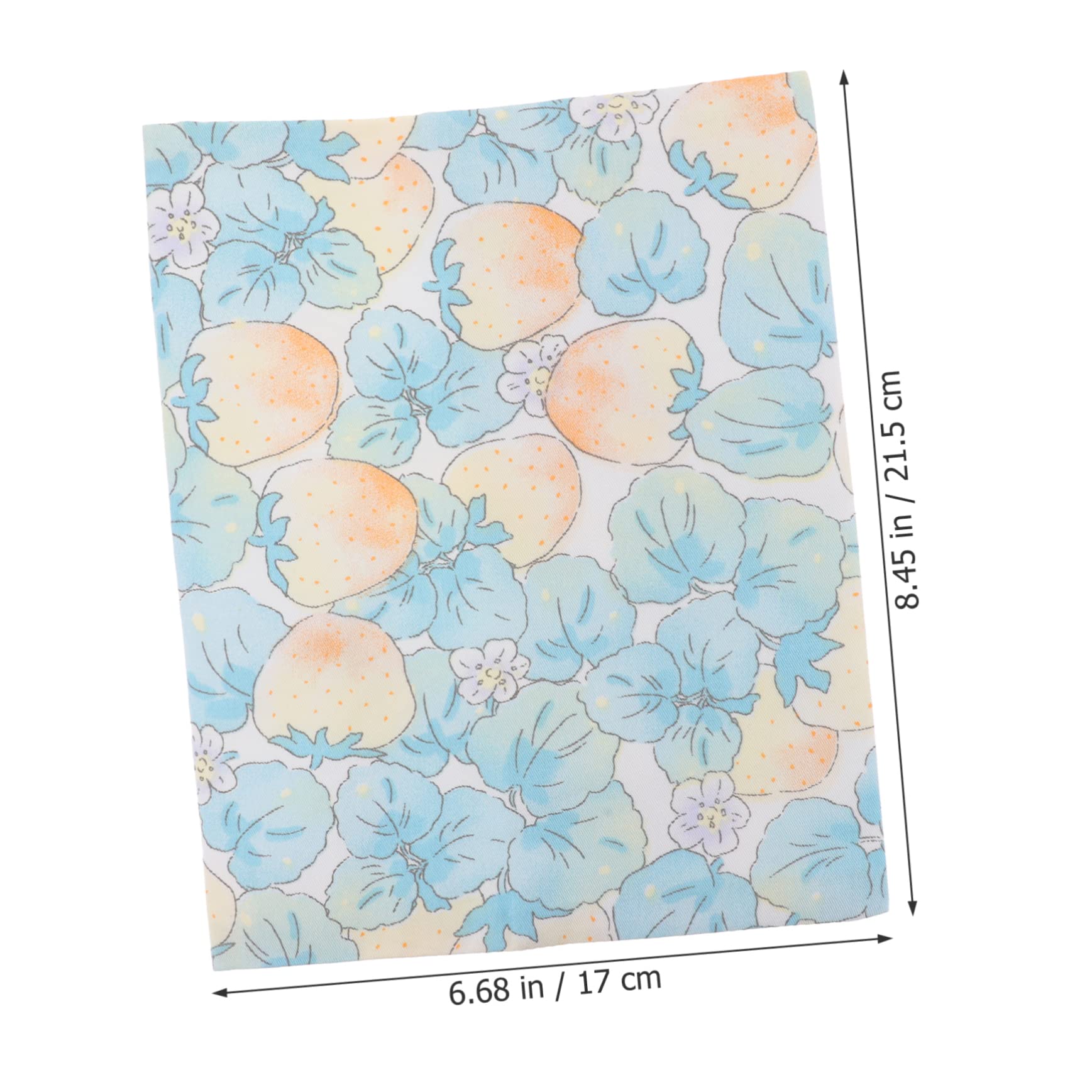 NUOBESTY 5pièces Housse De Réutilisable Décorative Pour Carnet Couverture Résistante Aux Déchirures Design Fraise Facile à Utiliser