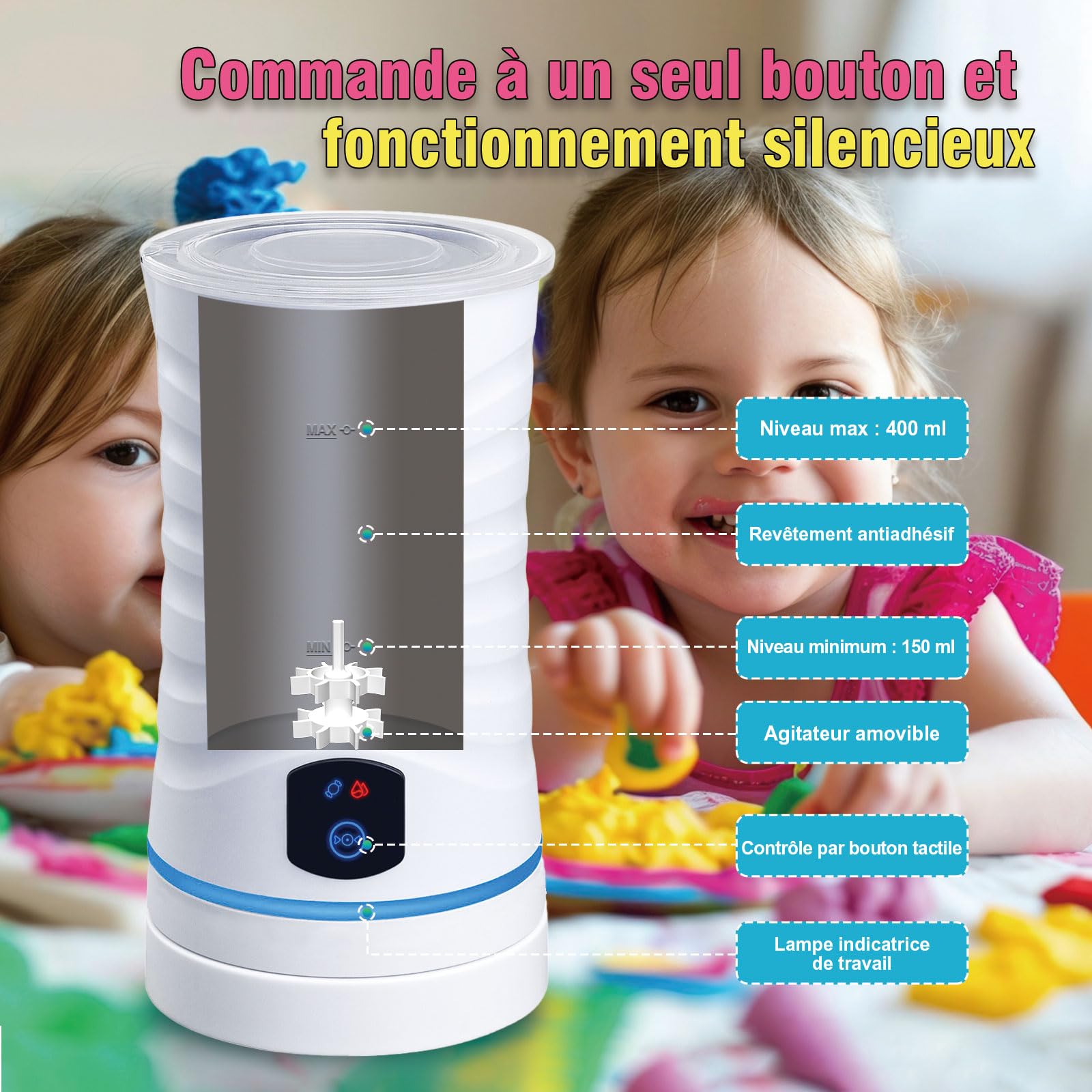 Mezclador para caramelos gelificados comestibles con infusión de caramelo gelificado, kit de fabricación de dulces gelificados, interior de acero inoxidable 304, mezclador de gummy