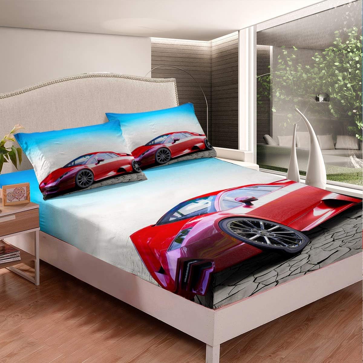 twin race car sheets