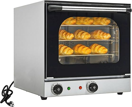 Commercial Covection Oven, 3-Tier Wiring Grids, Half-Size Electric Convection Oven