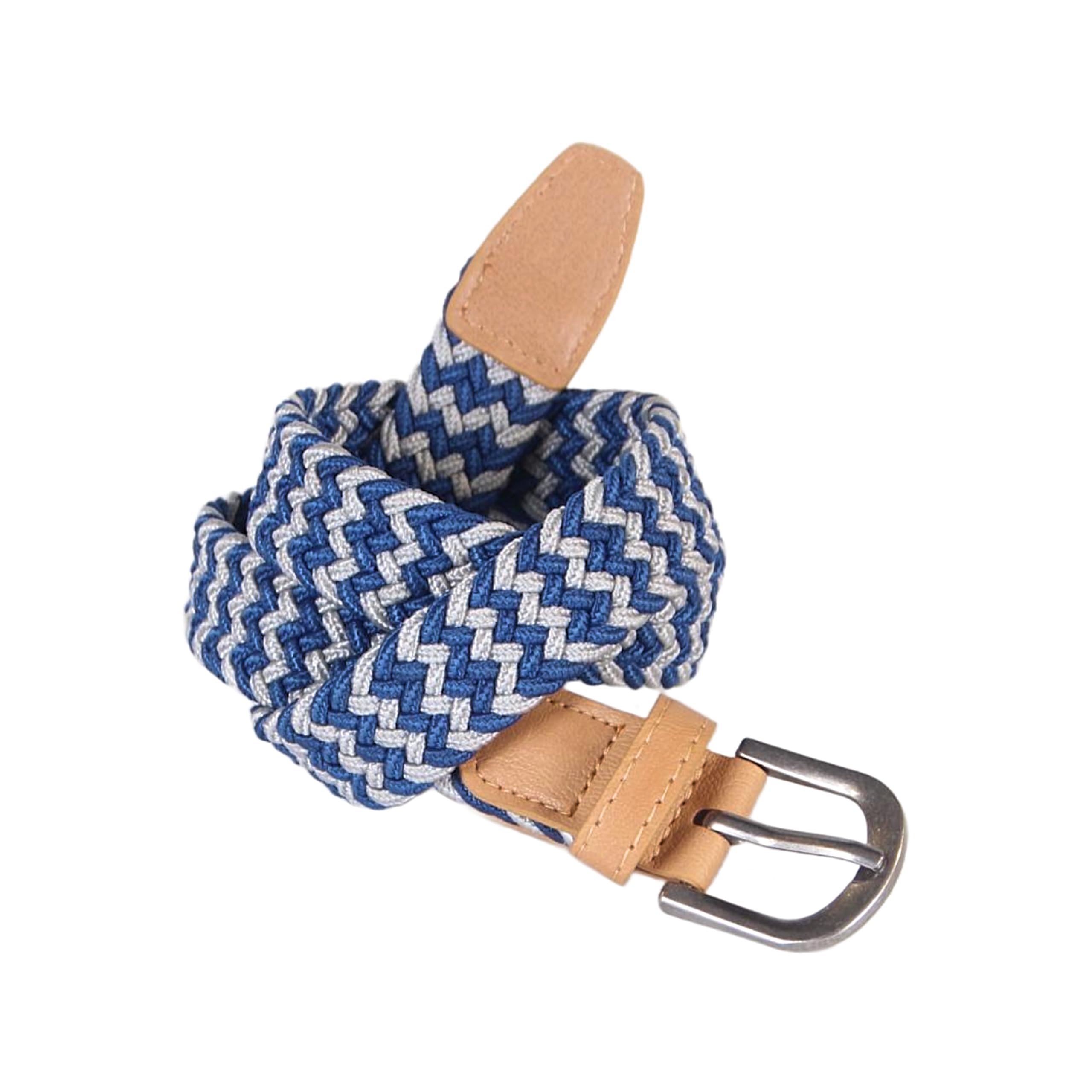 Braided Stretch Cord Belt for Boys &amp; Girls | Elastic Woven Belt for Children | Adjustable Fit, Multiple Color