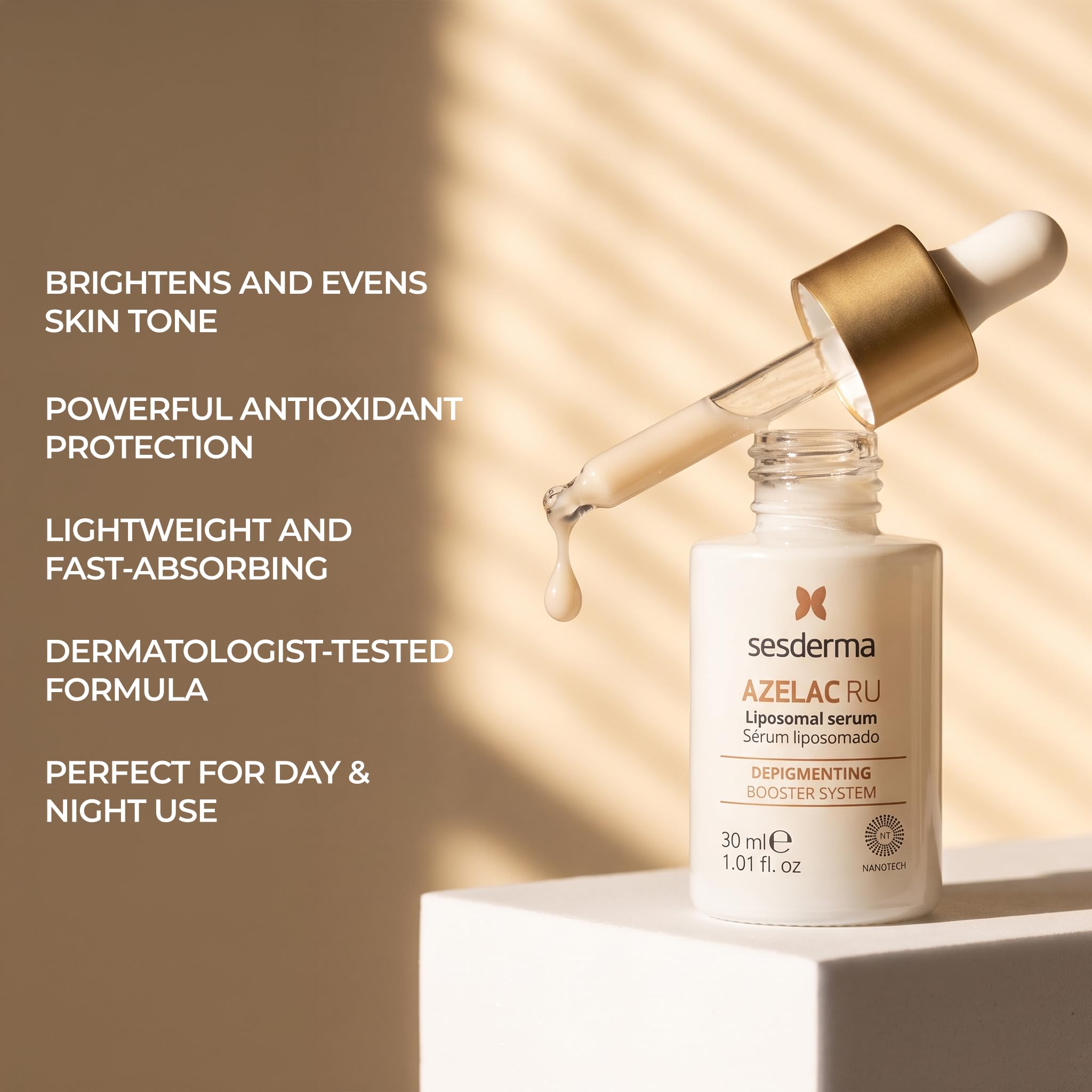 Sesderma Azelac Ru Sérum liposomal – Éclaircie, réduit et prévient l’apparition de taches – 30 ml