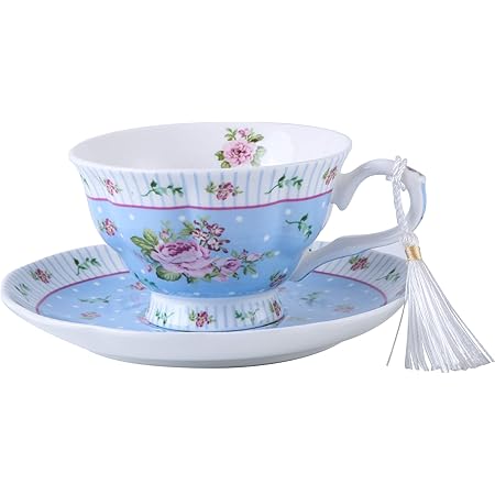 MEIFULLE Weiße Keramik Kaffeetasse Mit Untertasse - Elegantes Tee Set