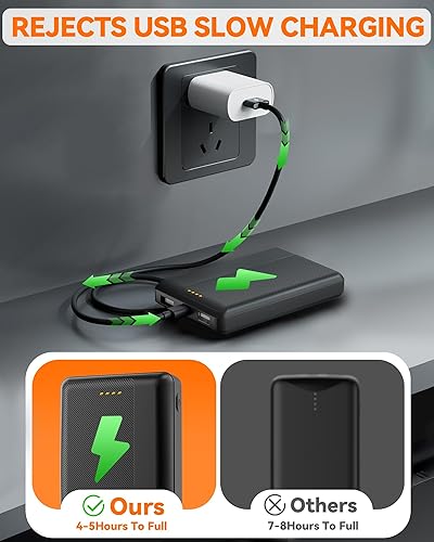 Miniatura 3 de Paquete de batería de chaleco térmico mejorado salida USB de 5 V2.4A 10000 mAh recargable para calefacción, chaquetas, abrigos, pantalones, ropa