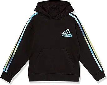 adidas Boys' Long Sleeve Fleece Pullover Hoodie
