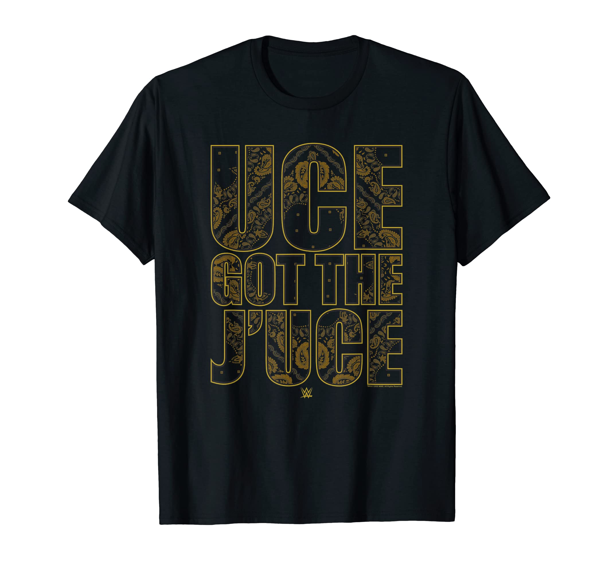WWEThe Bloodline Usos Uce Got The J'uce Patterned Text Logo T-Shirt
