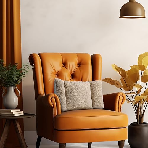 Miniatura 3 de Queekay Almohada lumbar de forro polar de 3 secciones, almohada de respaldo para silla de oficina, cómodo cojín de apoyo lumbar para asiento de