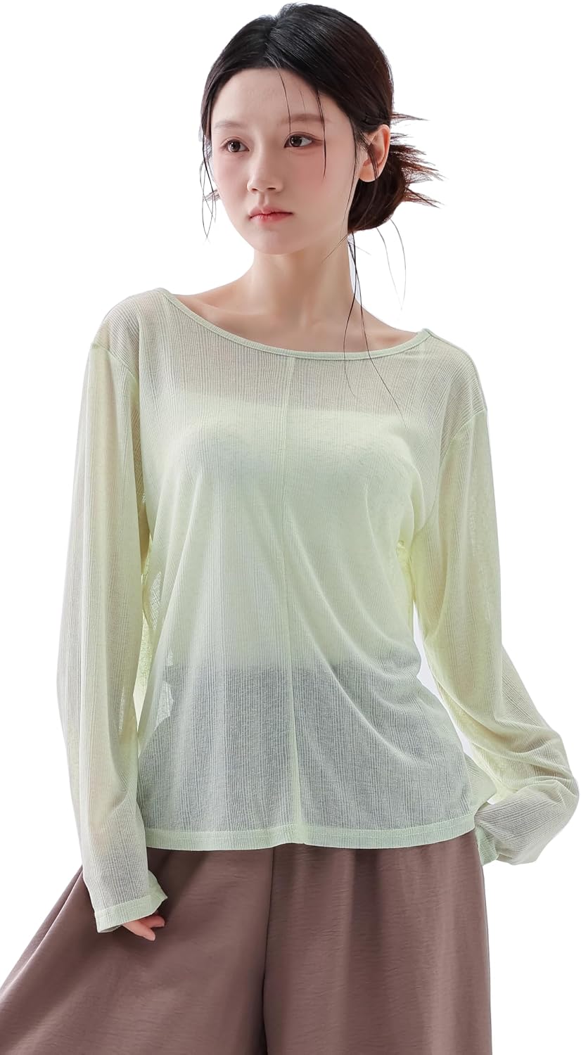 Angcoco Women's Reversible Two Ways Wear Cowl Neck Knit Top