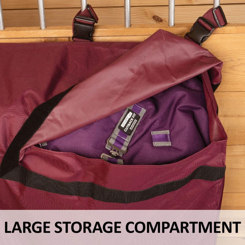 Schneiders Stall Front Large Horsewear Bag II | Durable 600D Polyester | Teflon Coated | Extra Large Capacity | Secure Fastening | Color Navy