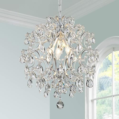 Vista 43 de Bestier - Lámpara colgante de cristal Cromado