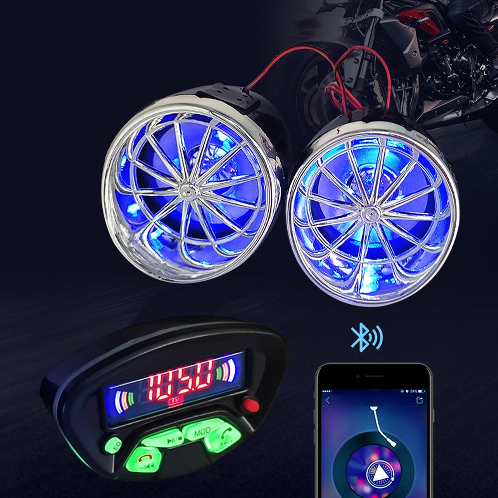 Altavoces estéreo para Motocicleta, Altavoces para Motocicleta