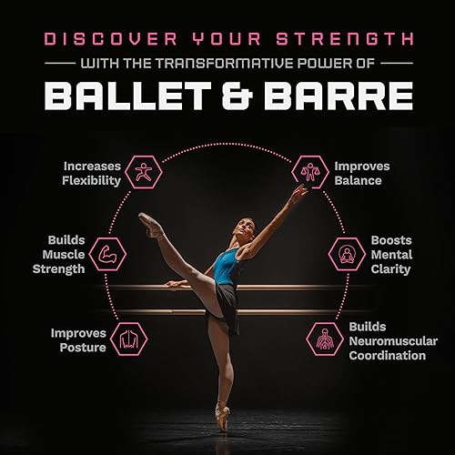Miniatura 4 de VITA Barre Wall-Mounted Single Ballet Barre, Geo, Wood  Fixed Height, Made in USA, Home, Studio or Gym Exercise Equipment for Kids & Adults  Dance,