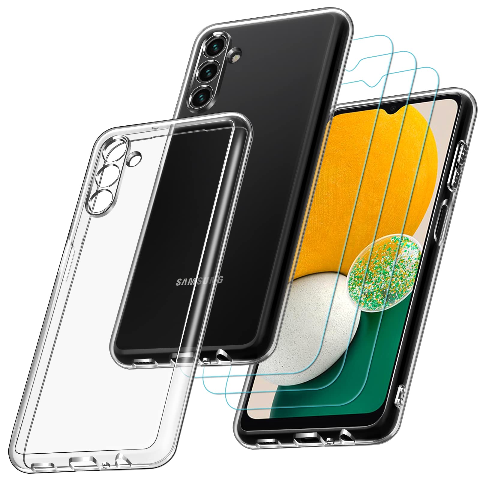 ivoler Clara Funda para iPhone 17, con 2 Piezas Cristal Templado, [Protección Militar] Anti-Amarillo Carcasa Antigolpes Bumper Case Cover - Transparente — view 94