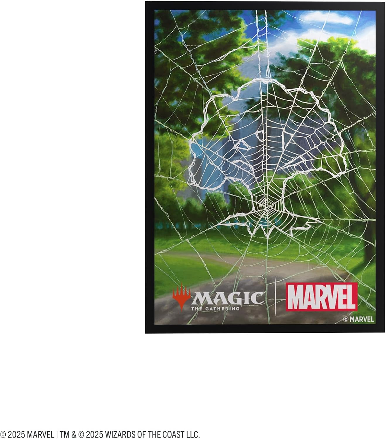 Gamegenic Magic: The Gathering Marvel’s Spider-Man Premium Art Sleeves - Spider-Man Forest - 105 Matte Textured Card Sleeves with Full-Color Artwork, Tournament-Ready & Plastic-Free Packaging