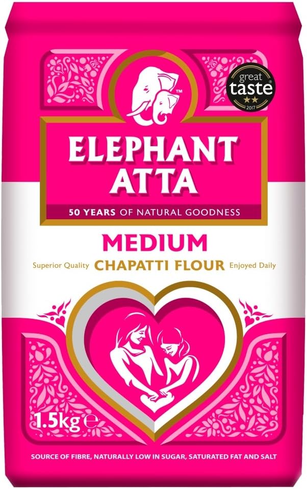 Elephant Atta Medium Chapatti Flour, 1.5kg