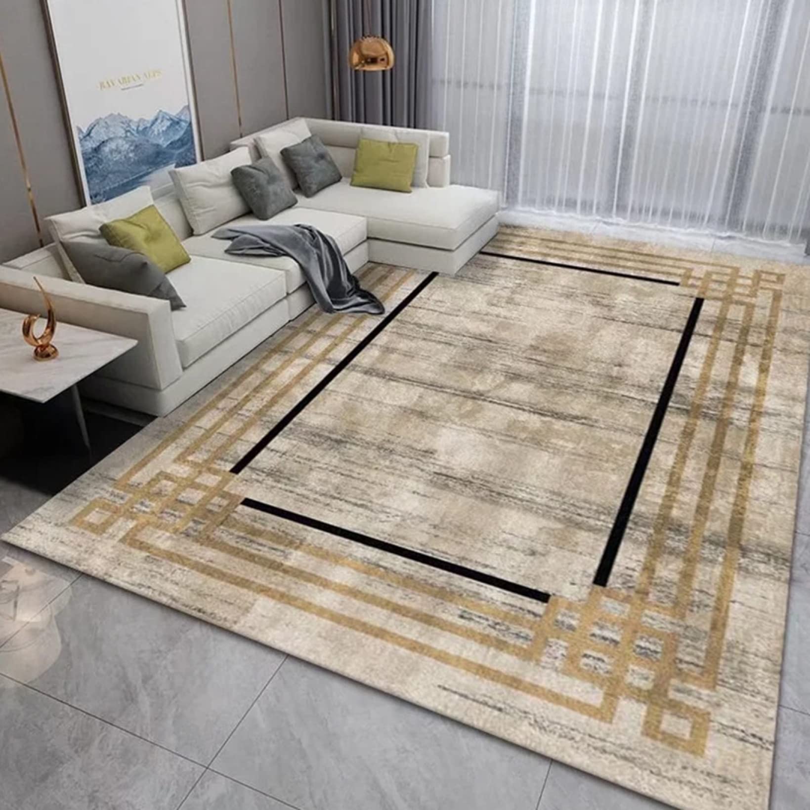 Amazon.co.jp: [HSFEO]カーペット ラグマット 180x250cm 北欧 絨毯