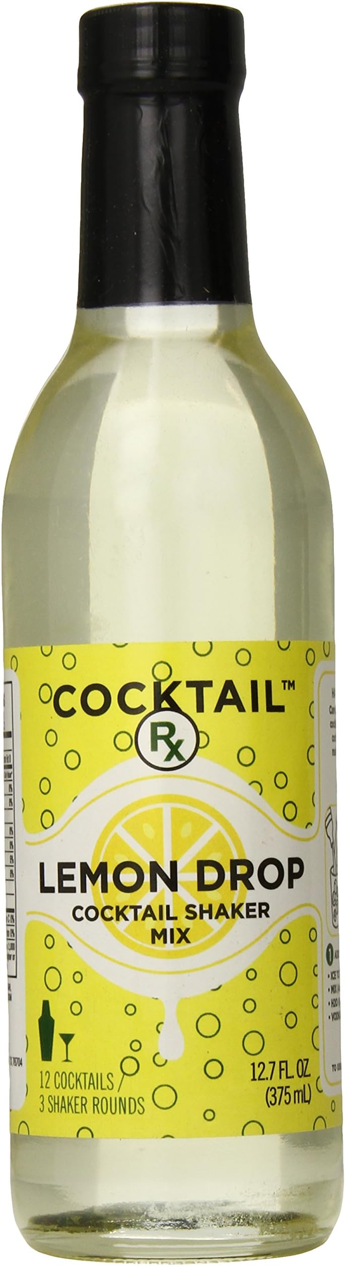 Cocktail Rx Lemon Drop Cocktail Shaker Mix, 12.7 Ounce Bottles (Pack of 4)