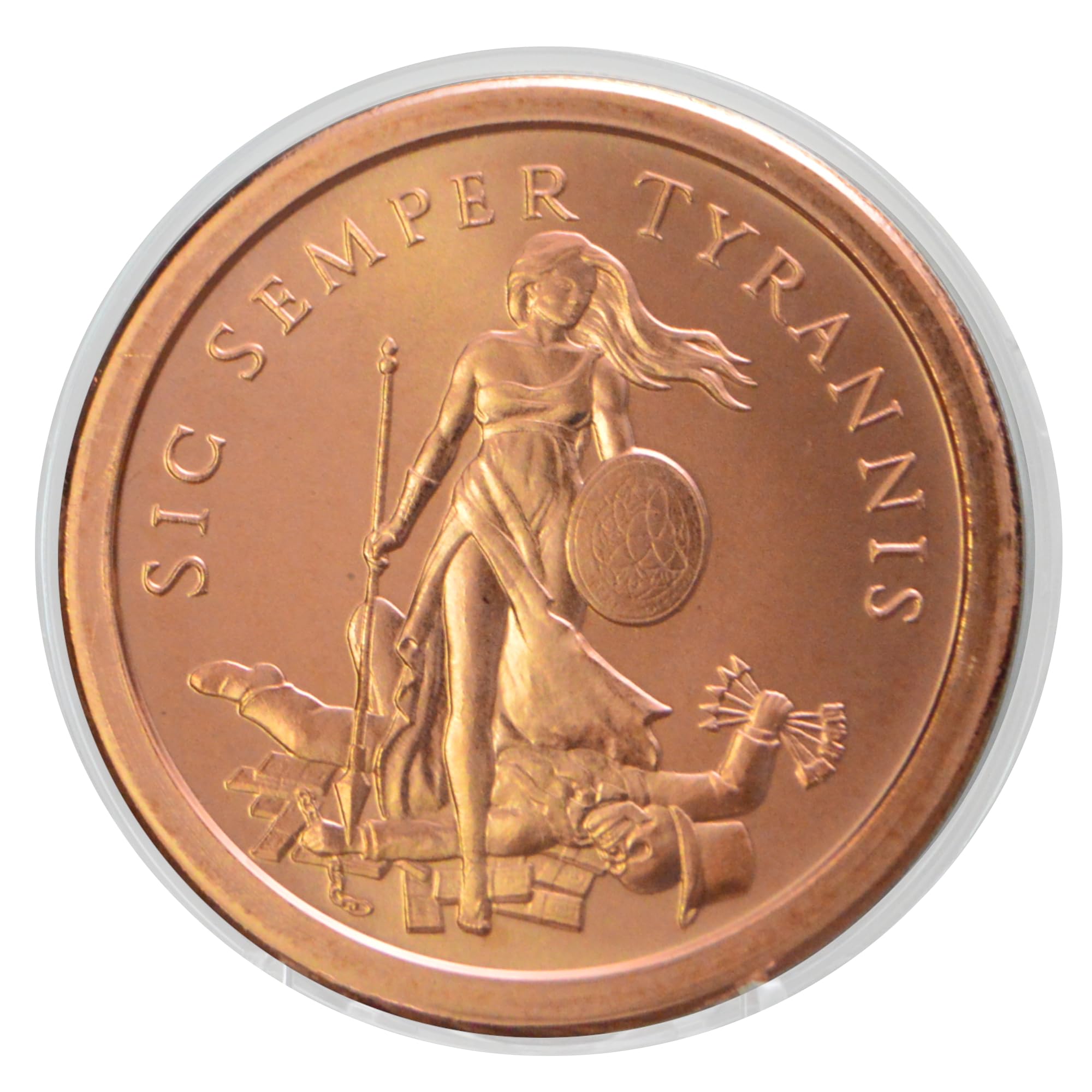 Amazon.com: Sic Semper Tyrannis Thus Always to Tyrants 1 oz Pure