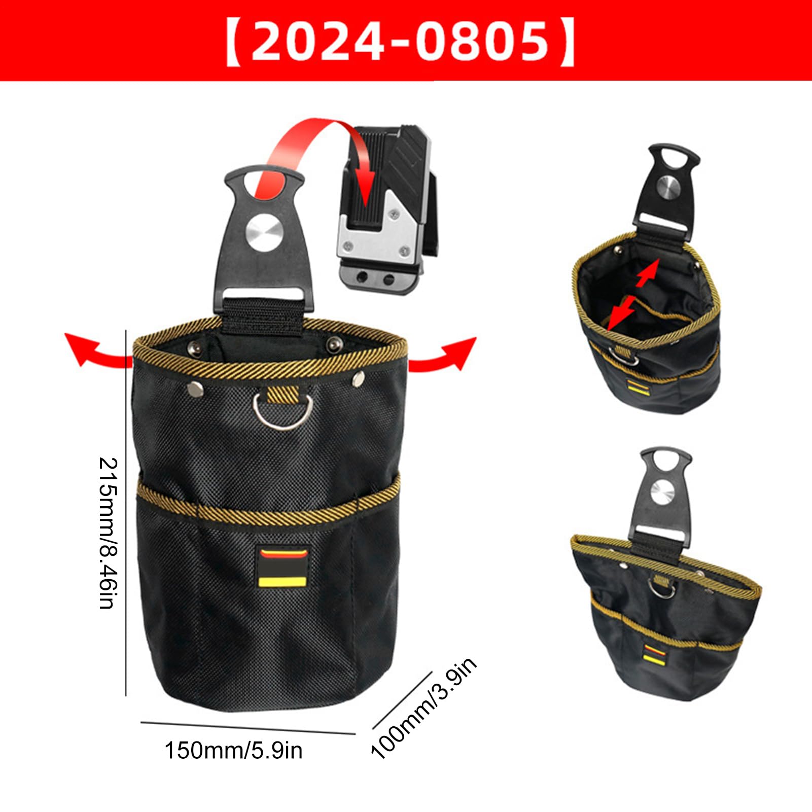 Sacoche À Outils Ceinture Organisateur Quincaillerie Construction Portable