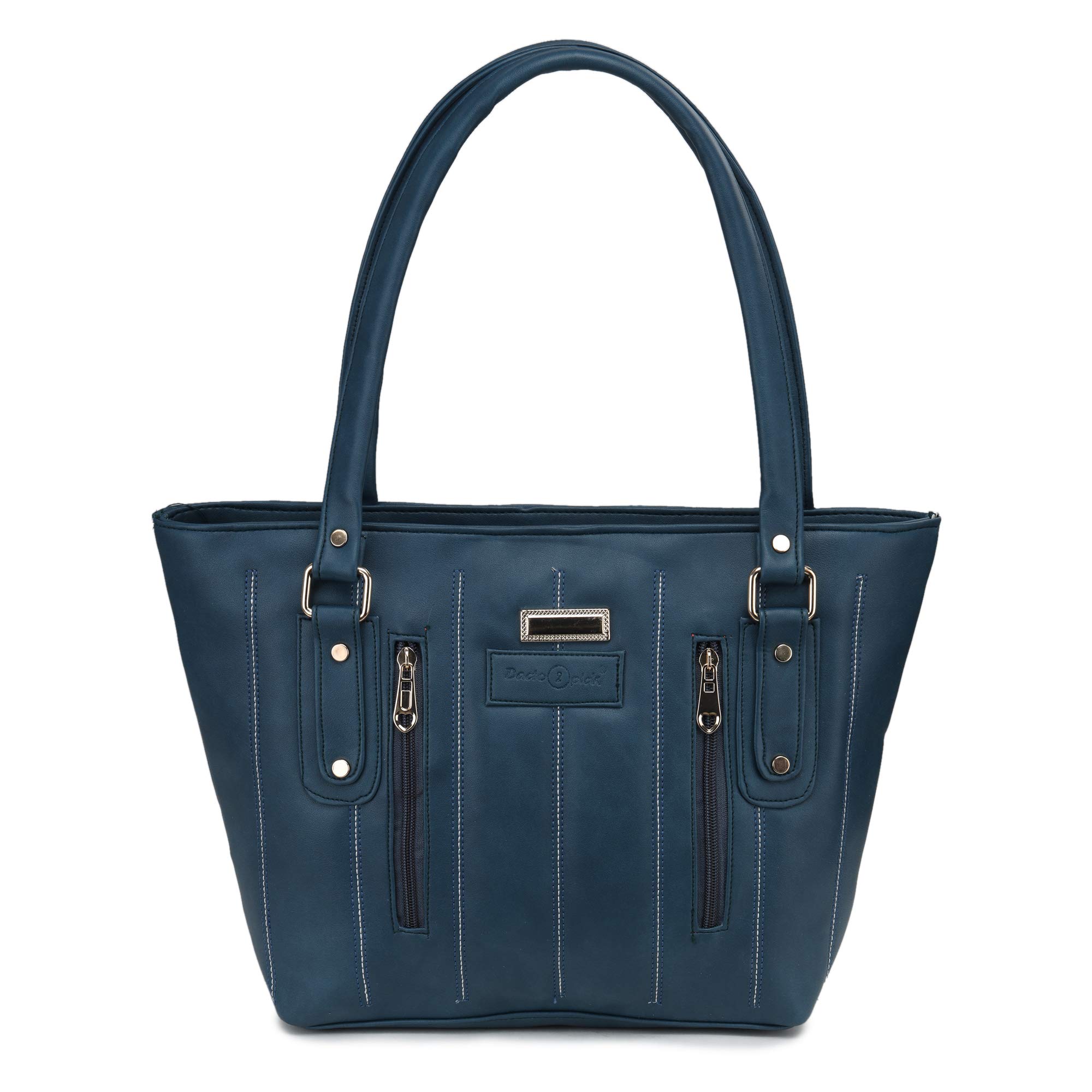 Dacto2pick Handbag for Women | Shoulder Tote PU Leather Handbag | Large Capacity Women’s Bag | Vertical Utility Top Handle Handbag Satchel Tote Purse for Ladies | Designer Handbag |